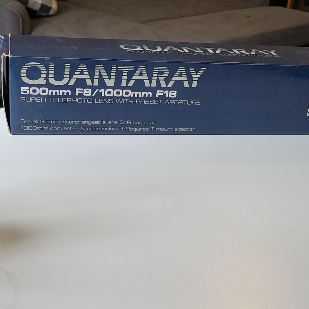 Quandary 500mm F8/1000mm F16 lens